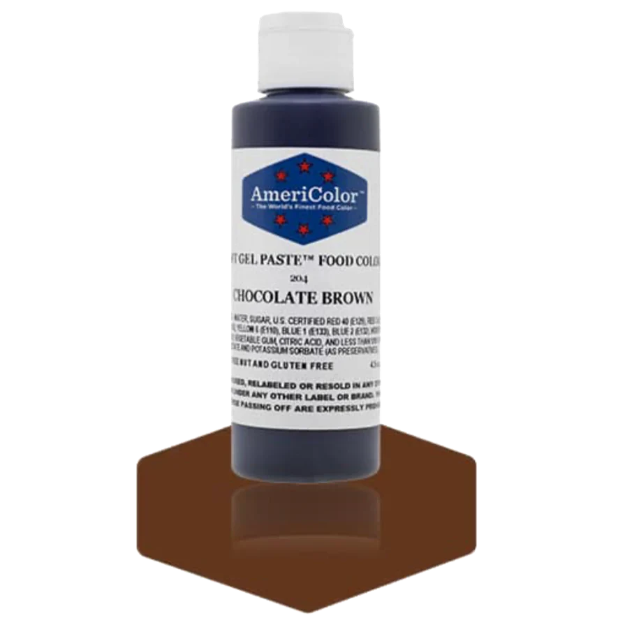 Americolor Soft Gel Paste - Chocolate Brown - Food Coloring