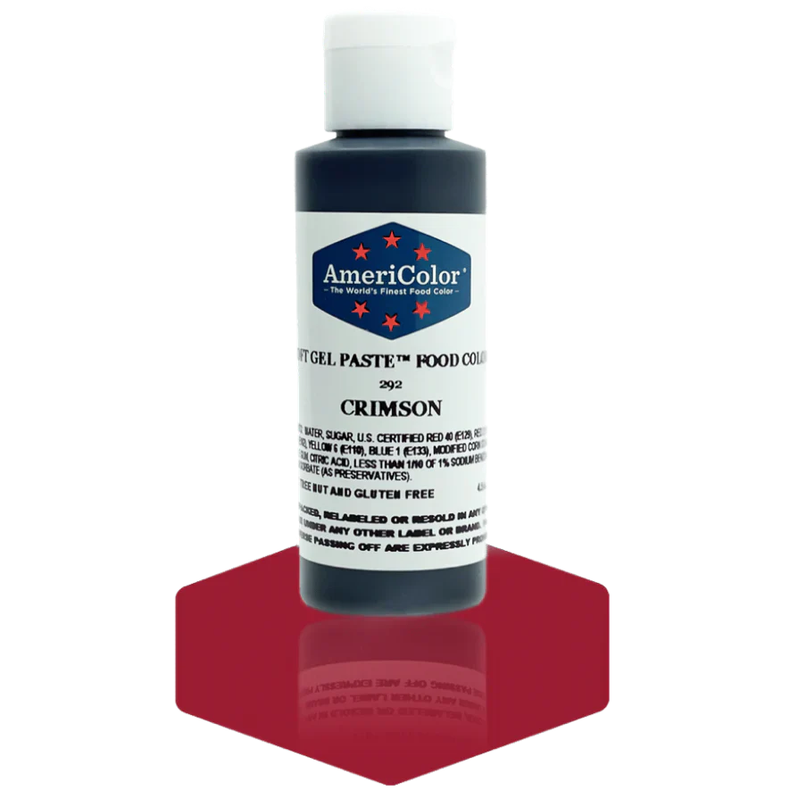 Americolor Soft Gel Paste - Crimson - Food Coloring