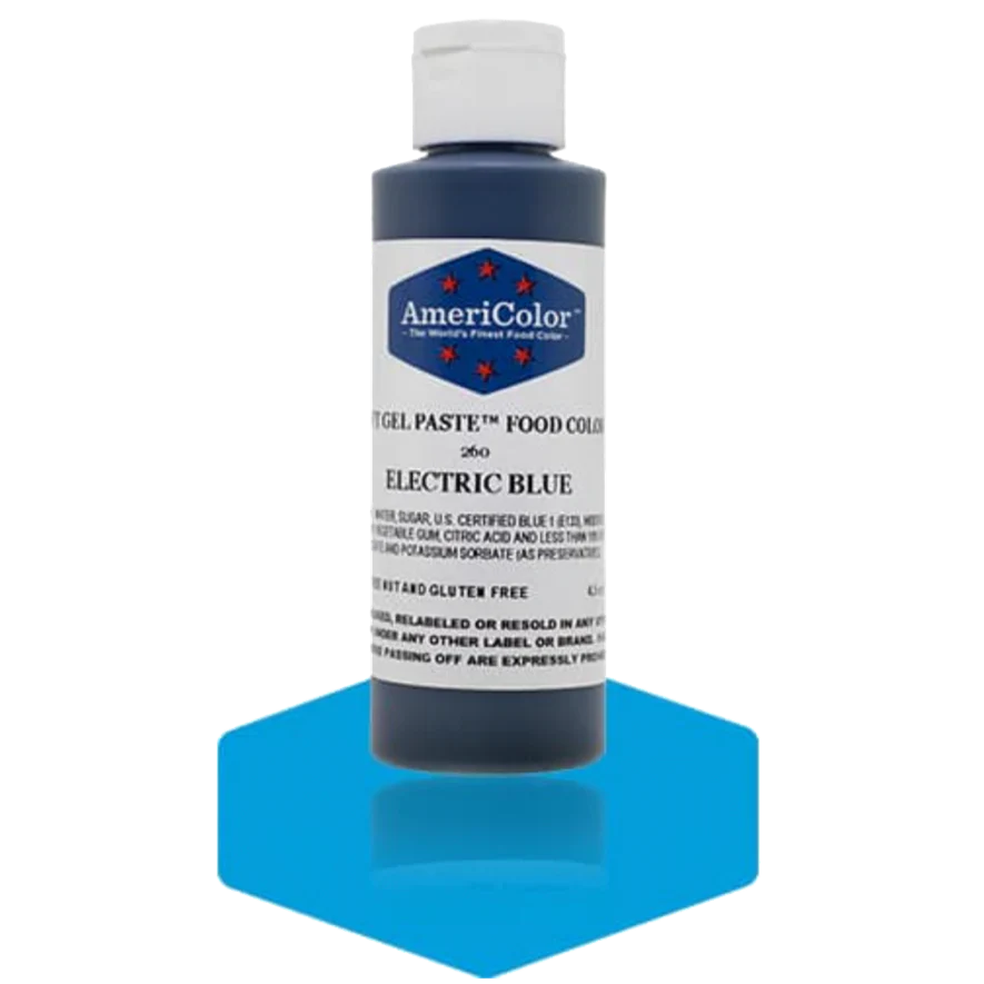 Americolor Soft Gel Paste - Electric Blue - Food Coloring