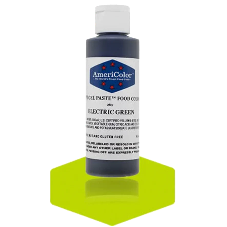 Americolor Soft Gel Paste - Electric Green - Food Coloring