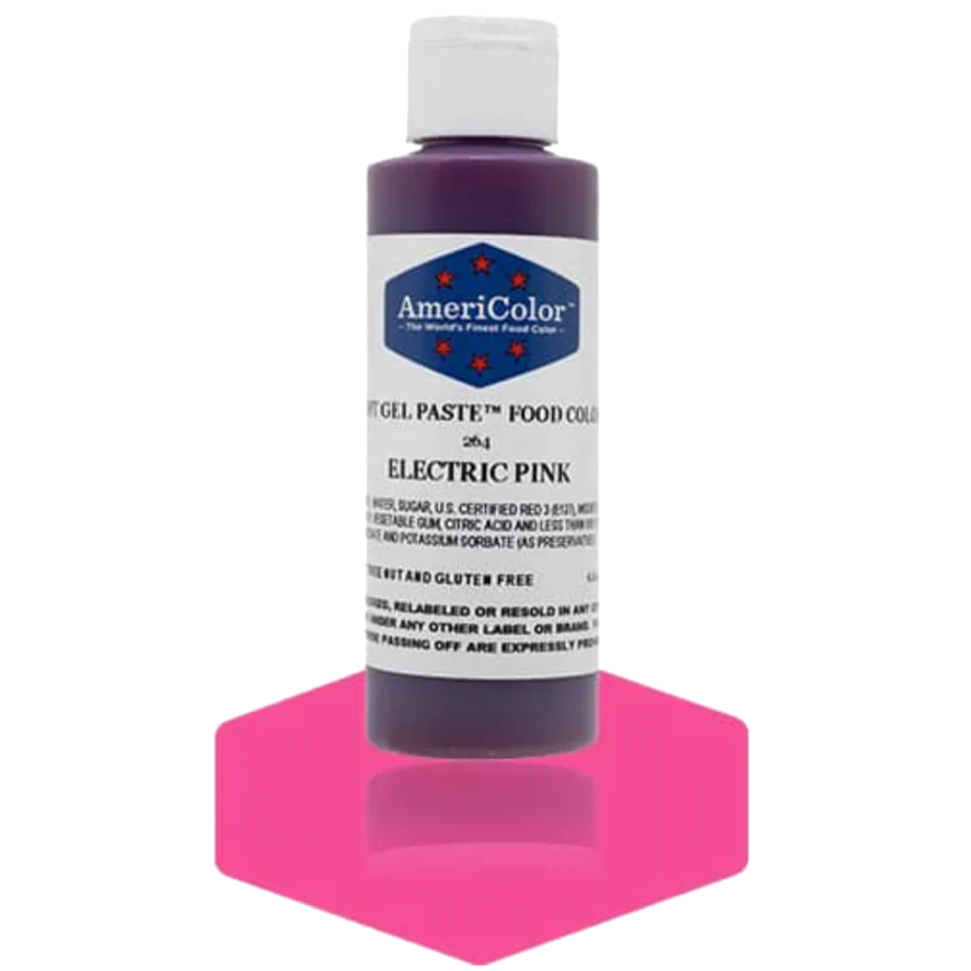 Americolor Soft Gel Paste - Electric Pink - Food Coloring