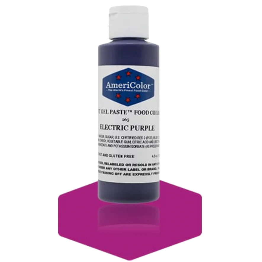 Americolor Soft Gel Paste - Electric Purple - Food Coloring