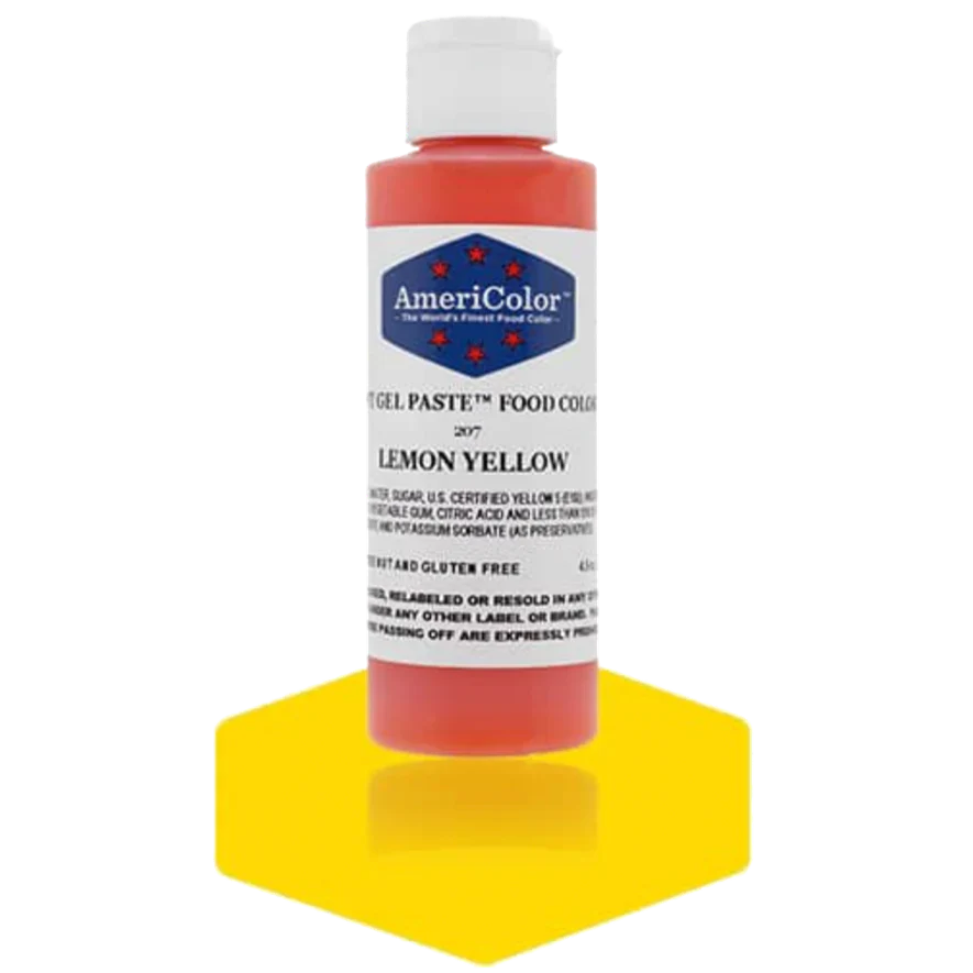 Americolor Soft Gel Paste - Lemon Yellow - Food Coloring