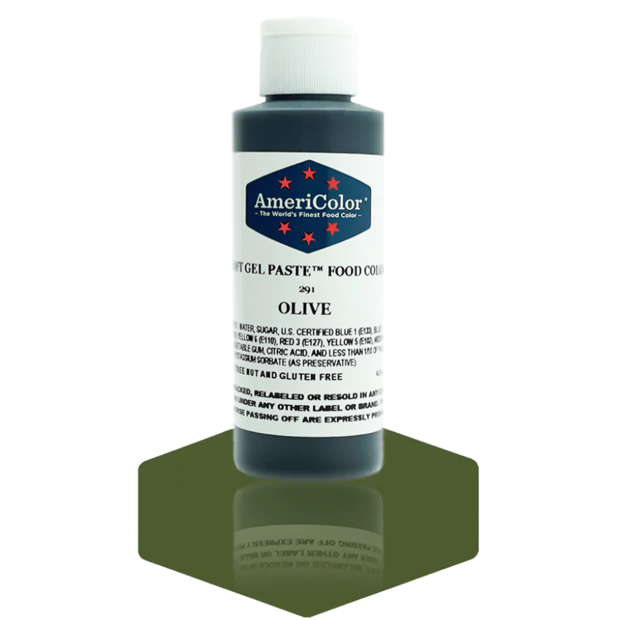 Americolor Soft Gel Paste - Olive - Food Coloring