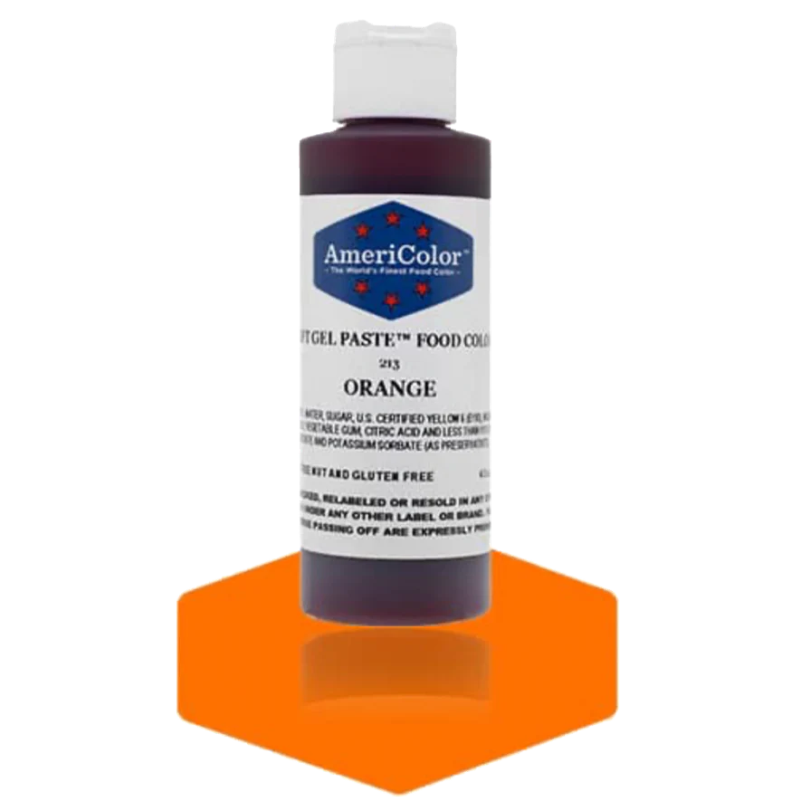 Americolor Soft Gel Paste - Orange - Food Coloring