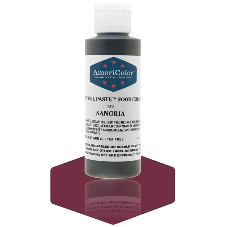 Americolor Soft Gel Paste - Sangria - Food Coloring
