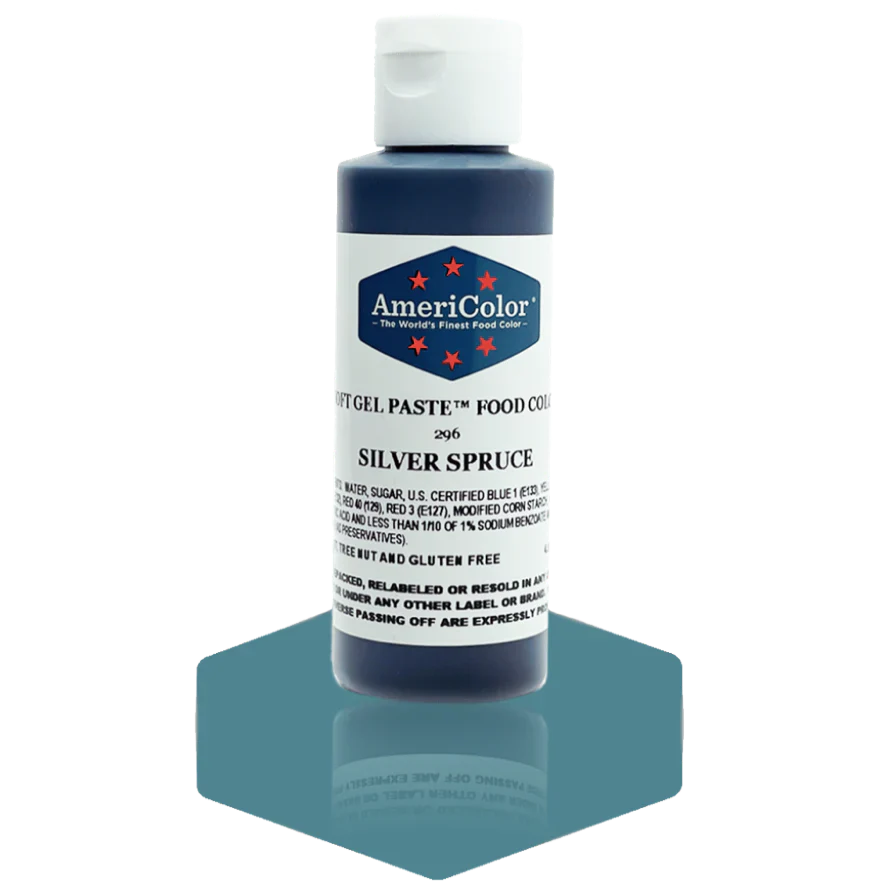 Americolor Soft Gel Paste - Silver Spruce - Food Coloring