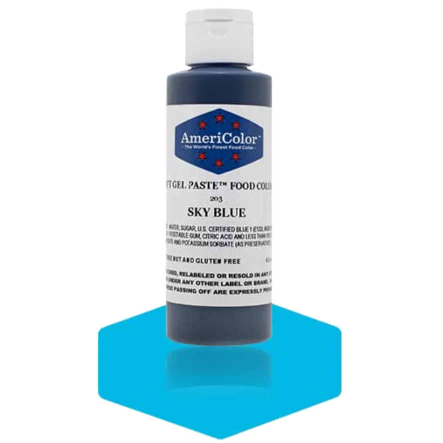 Americolor Soft Gel Paste - Sky Blue - Food Coloring