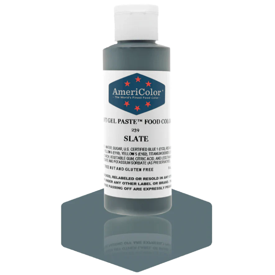 Americolor Soft Gel Paste - Slate - Food Coloring