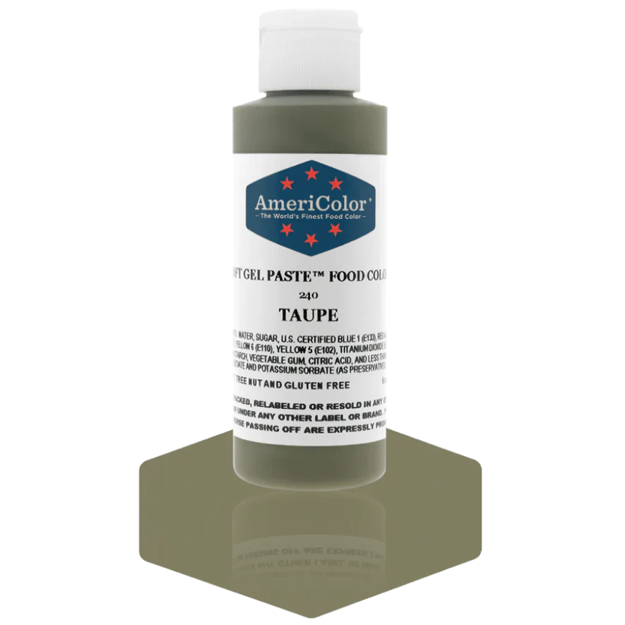 Americolor Soft Gel Paste - Taupe - Food Coloring