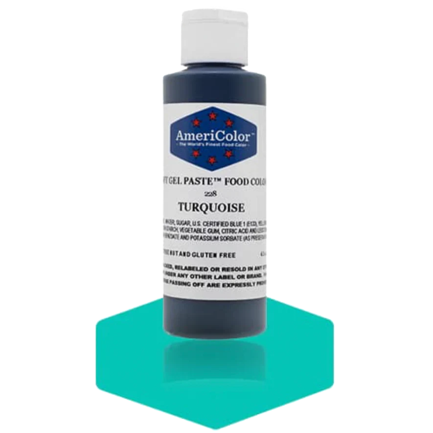 Americolor Soft Gel Paste - Turquoise - Food Coloring