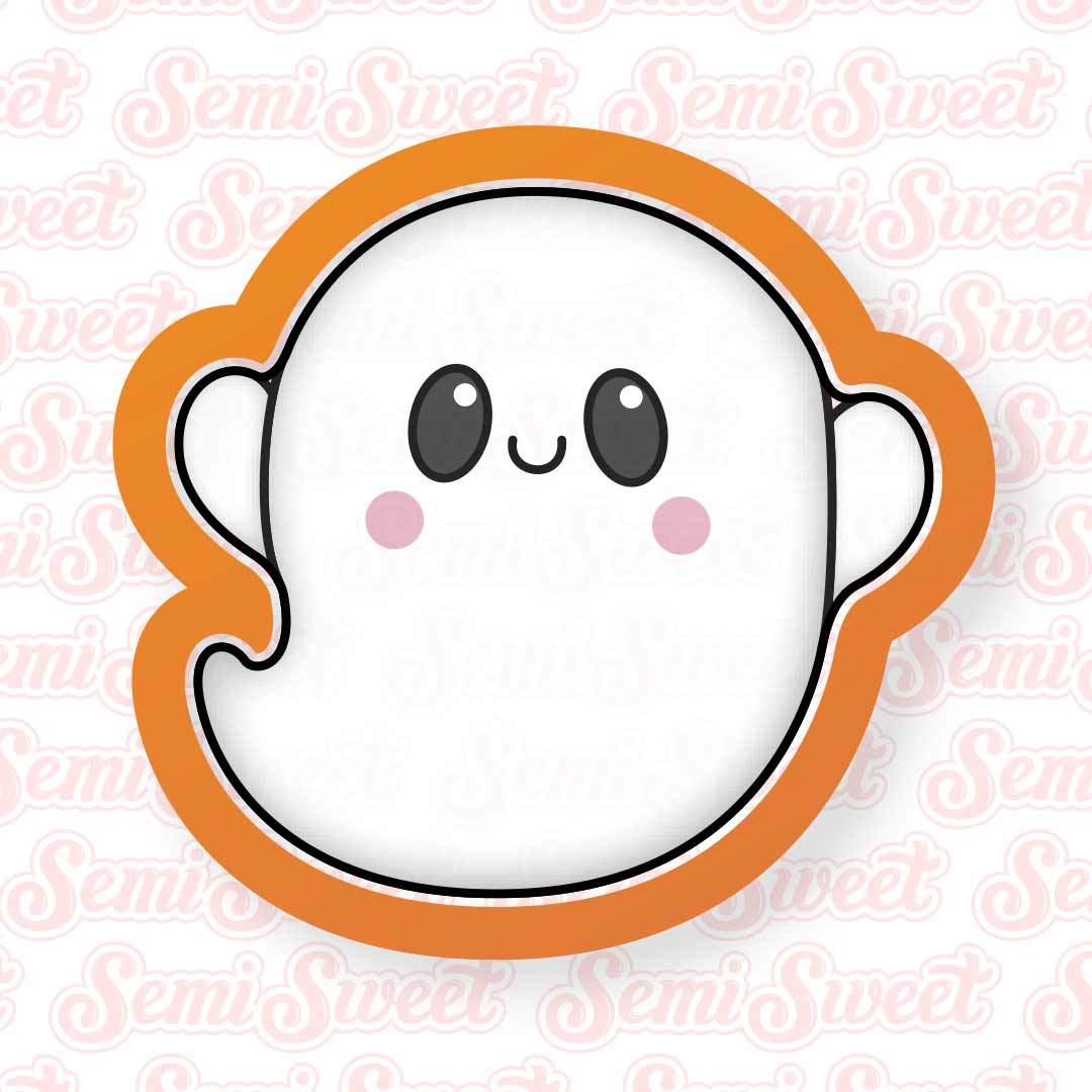 Simple Ghost 2 Cookie Cutter