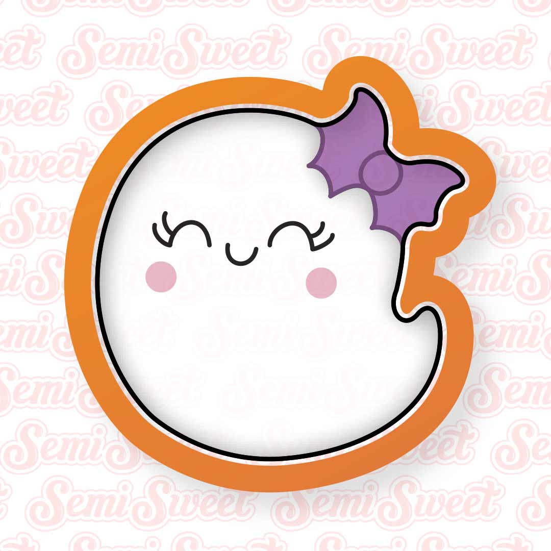 Simple Ghost Girl Cookie Cutter