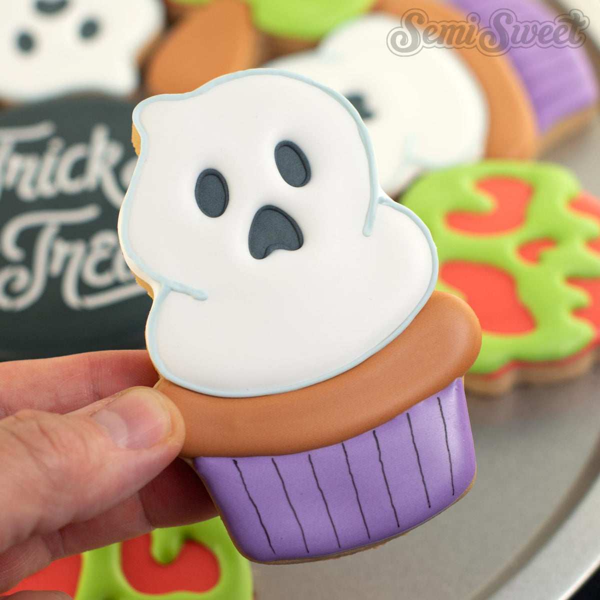 Halloween Treats Cookie Platter Set