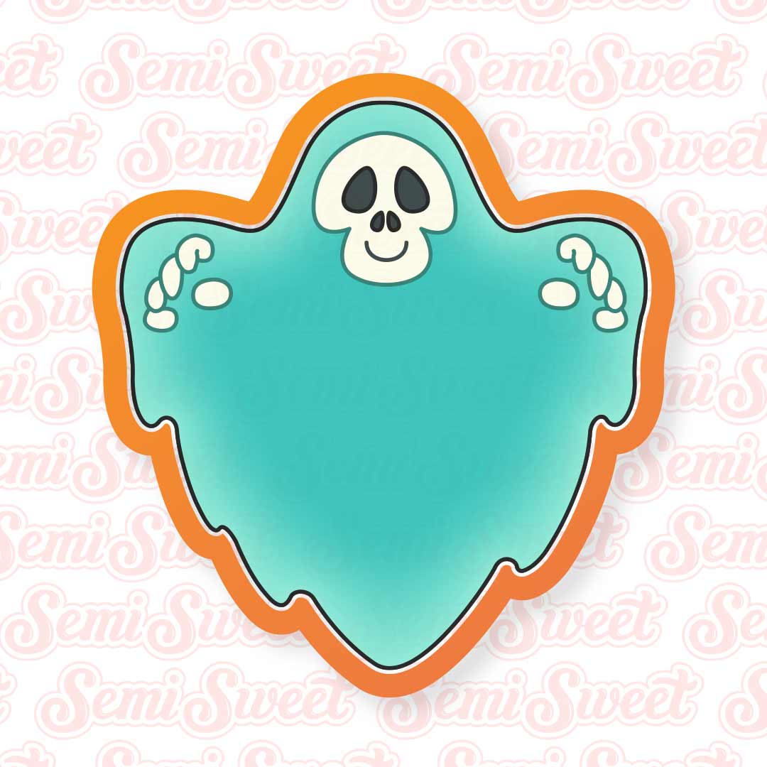 Ghoul Plaque Cookie Cutter | Semi Sweet Designs