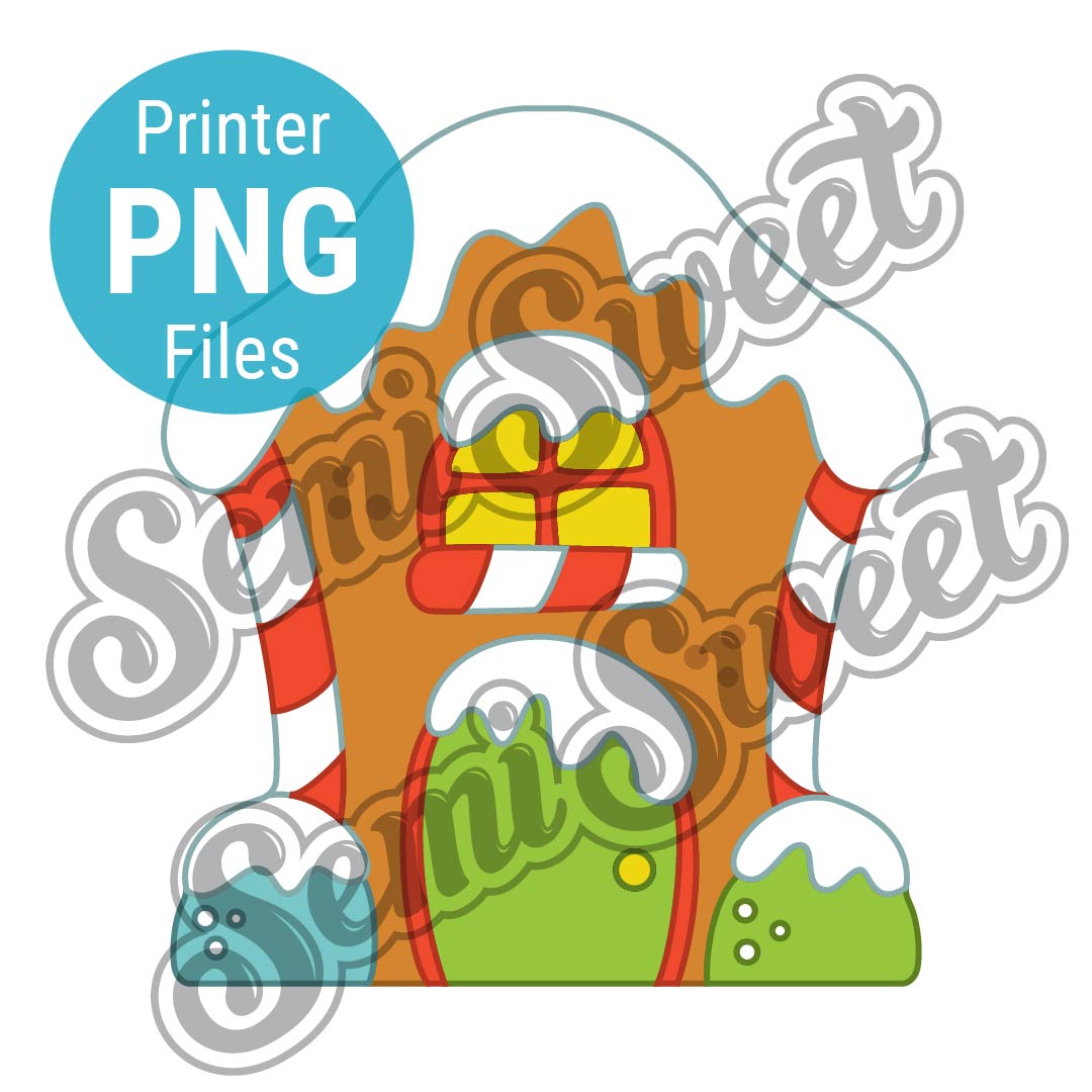 Gingerbread House - PNG Images | Semi Sweet Designs