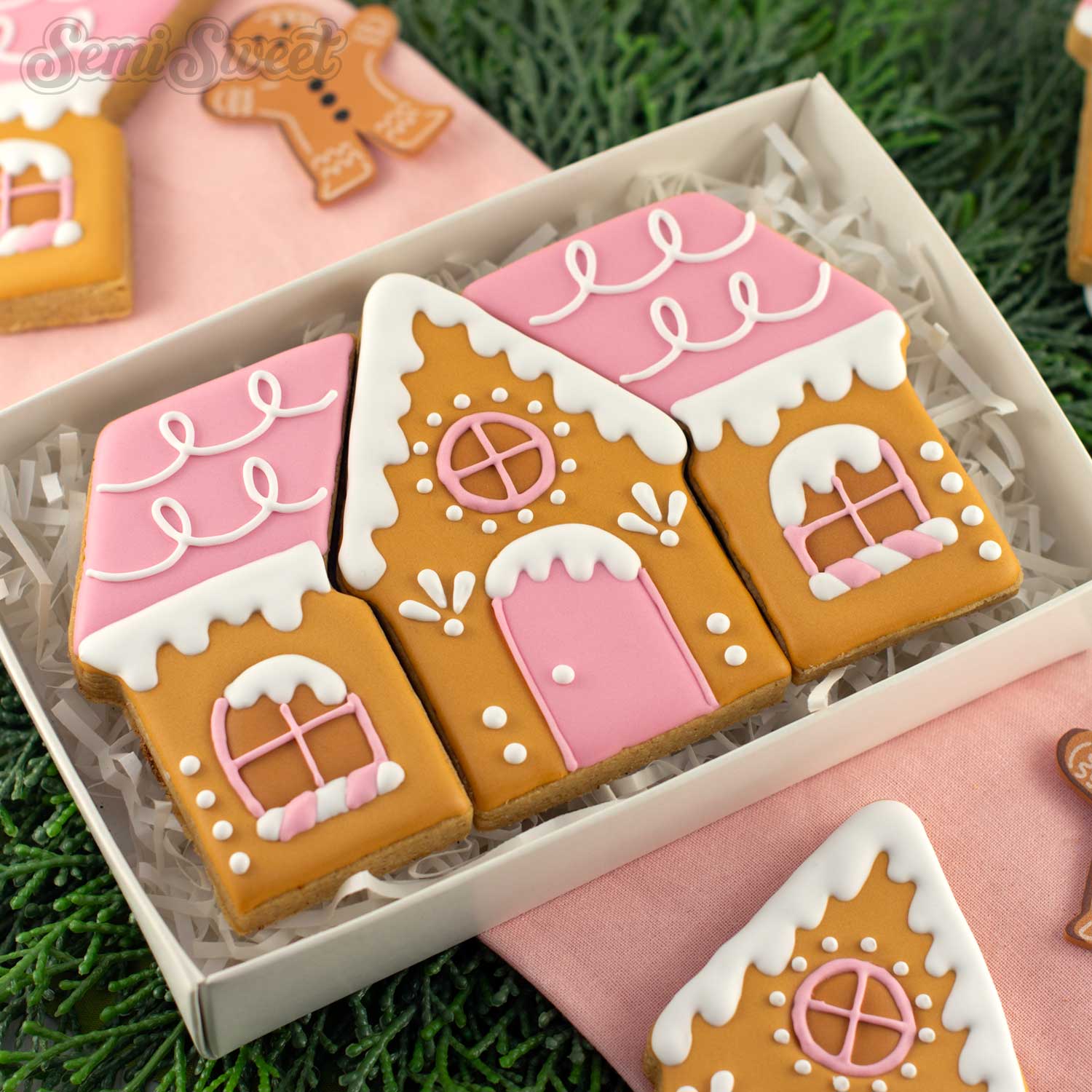 2-Pc Gingerbread House Cookie Cutter Set