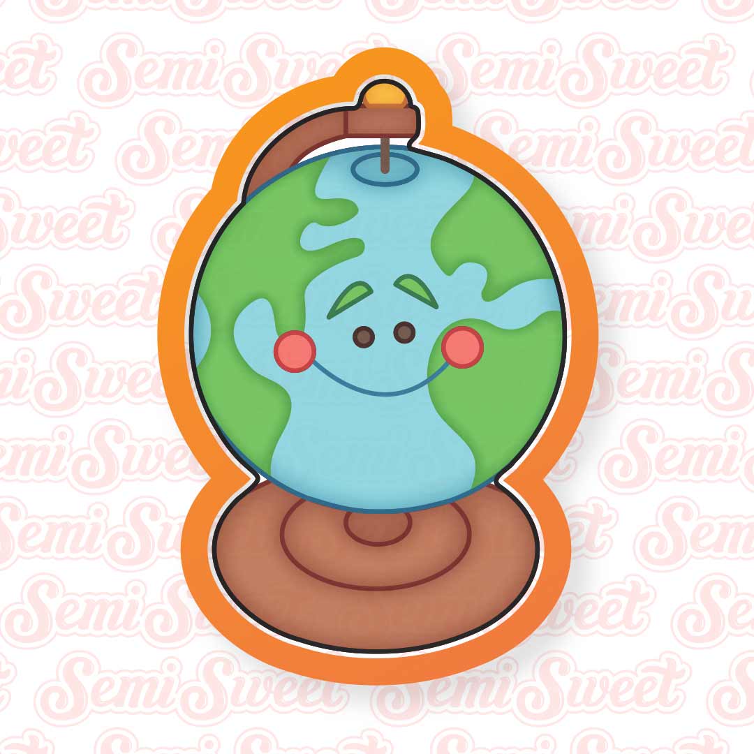 Globe Cookie Cutter | Semi Sweet Designs