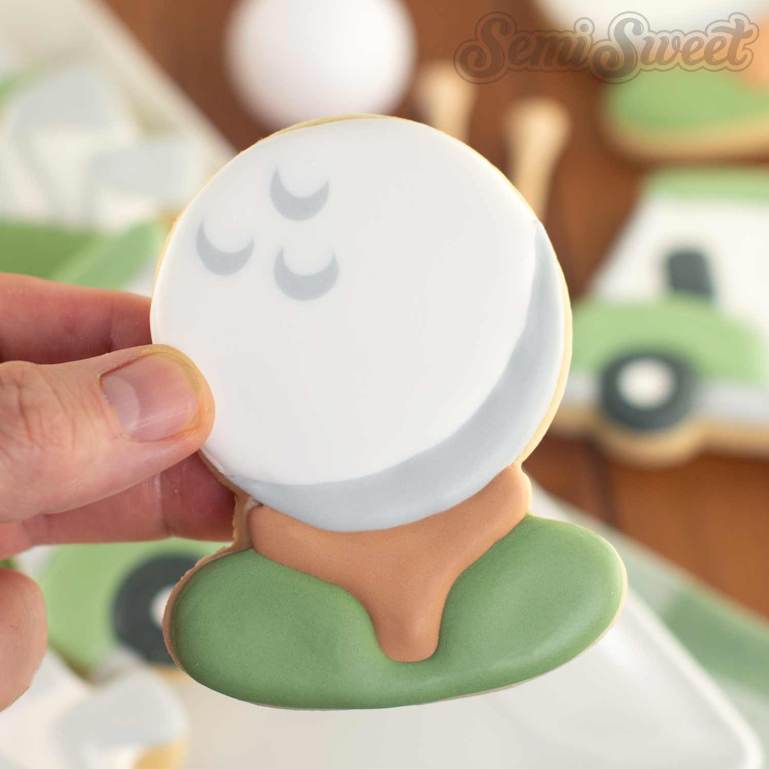 golf ball cookie cutter