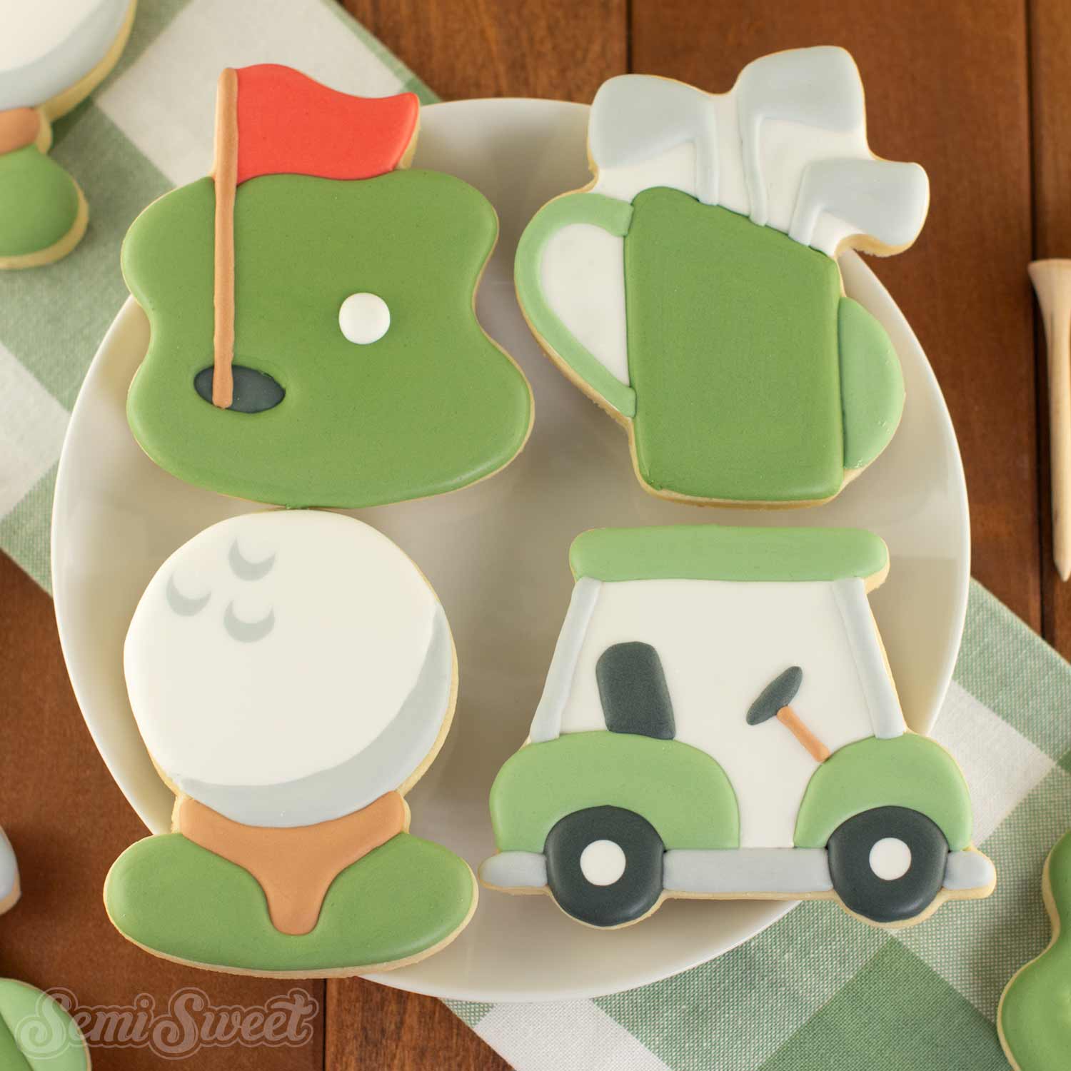 Golf Cookie Cutter Set