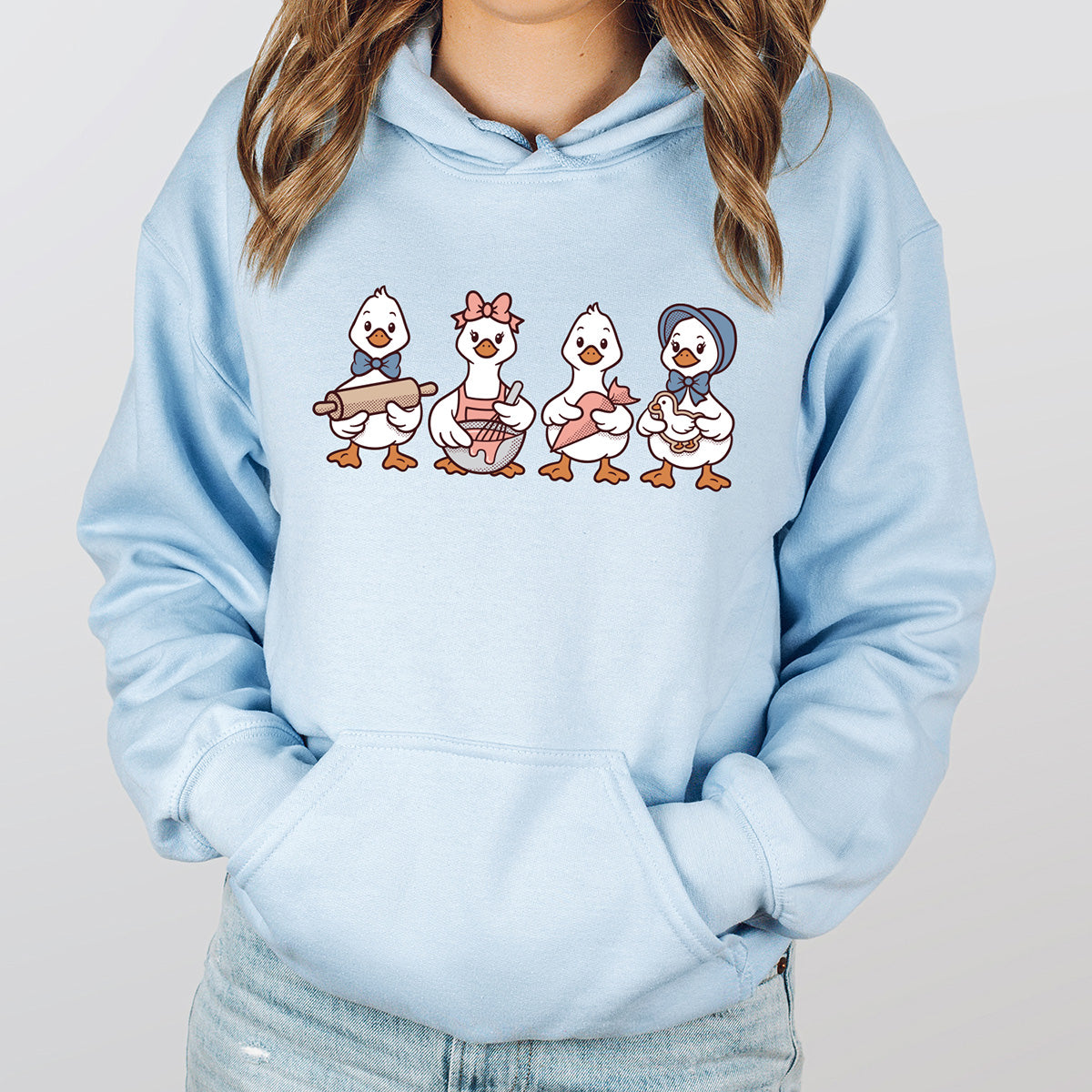 Cookie Decorating Geese Unisex Hoodie