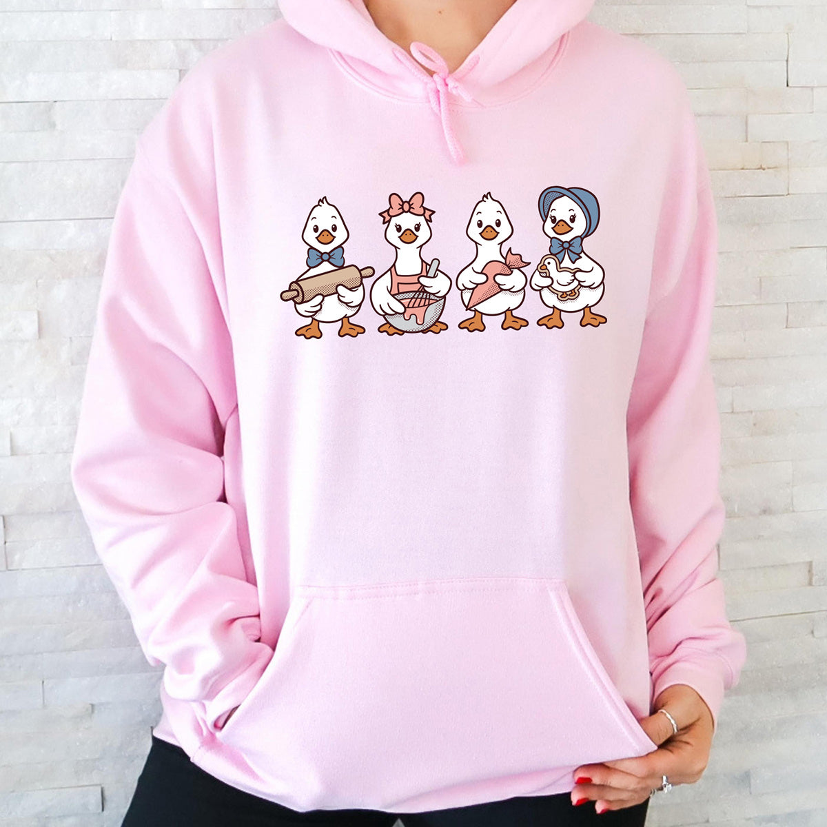 Cookie Decorating Geese Unisex Hoodie