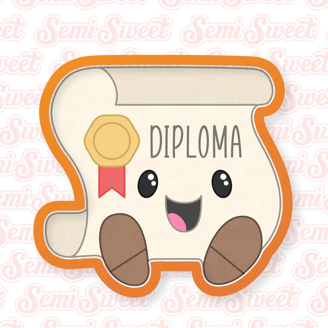 Diploma Feet Cookie Cutter