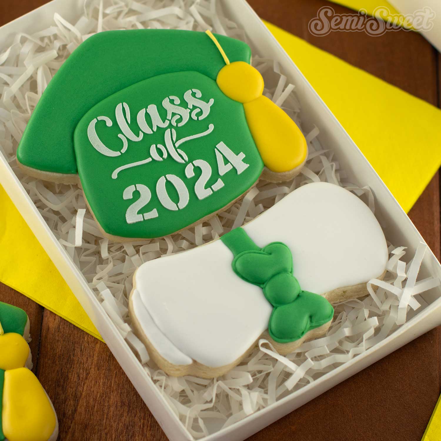Graduation Diploma with Bow Cookie Cutter