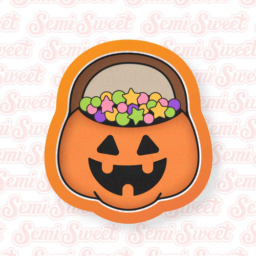 Pumpkin Jack o' Lantern Candy Bucket Cookie Cutter