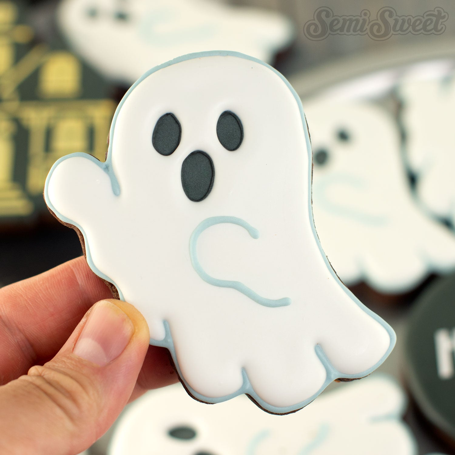 Flying Ghost Platter Cookie Cutter