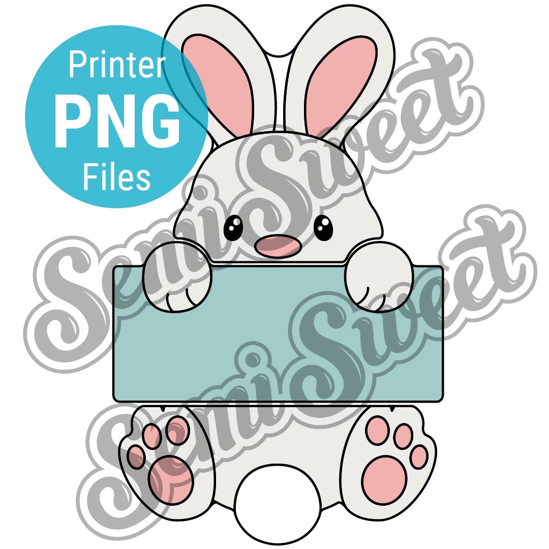 Hanging Bunny Set - PNG Images | Semi Sweet Designs