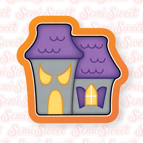 Simple Haunted House Cookie Cutter
