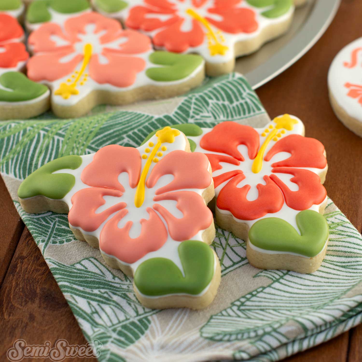 Hibiscus Platter Cookie Cutter Set
