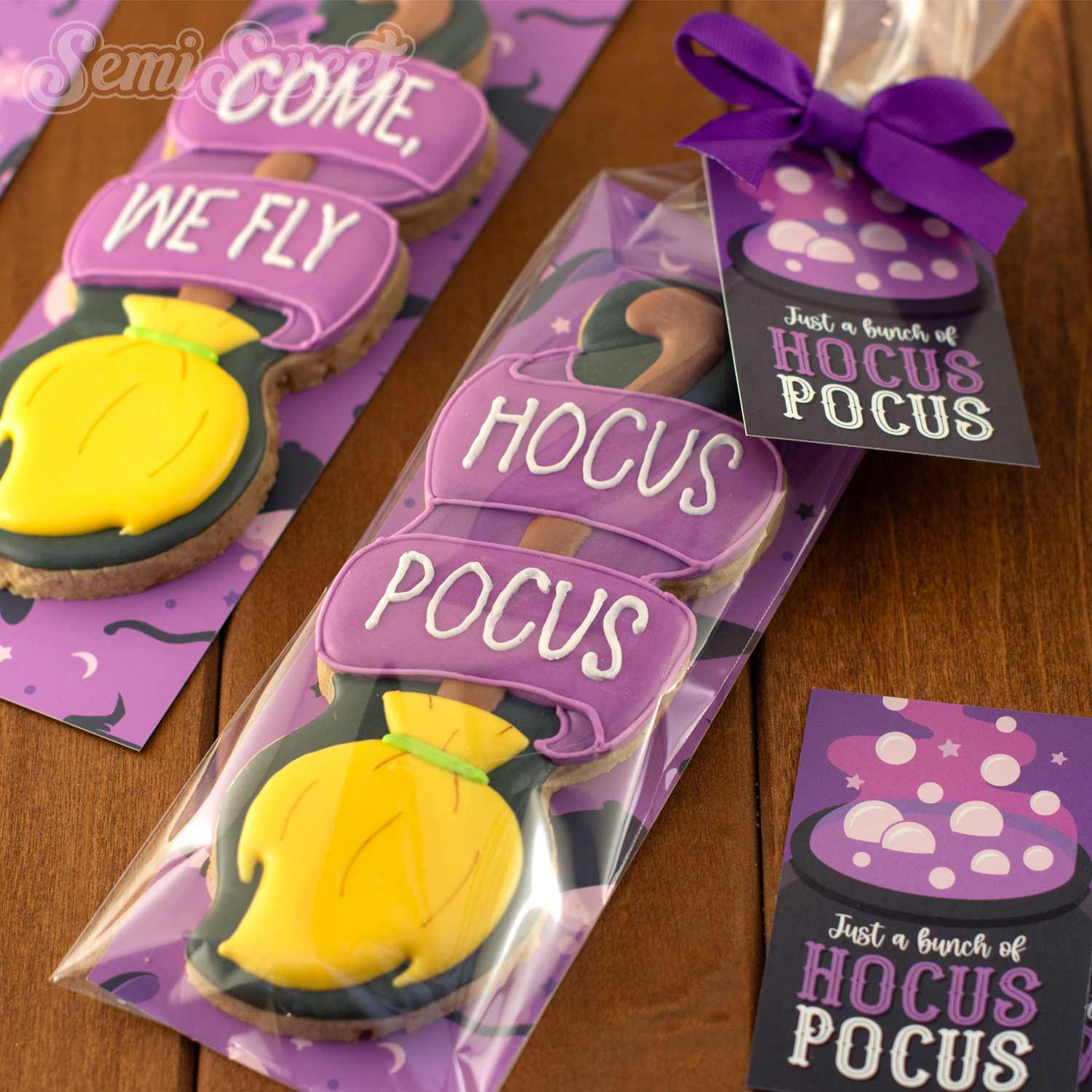 Skinny Banner Broom Cookie Cutter