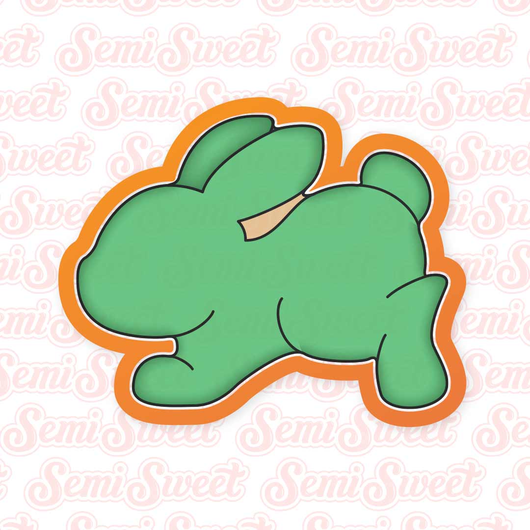Hopping Bunny Cookie Cutter | Semi Sweet Designs