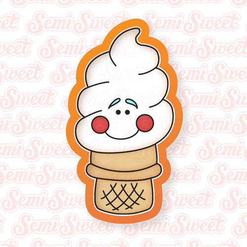 Soft Serve Cone Cookie Cutter