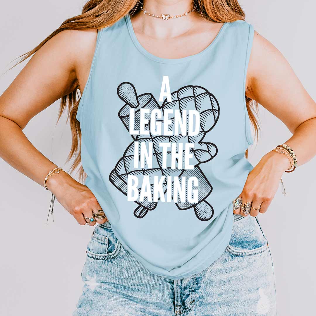 A Legend in the Baking Unisex Tank Top