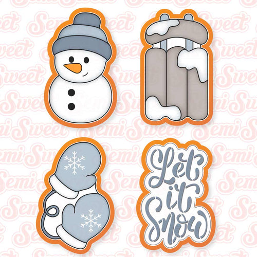 Let It Snow Cookie Cutter Set