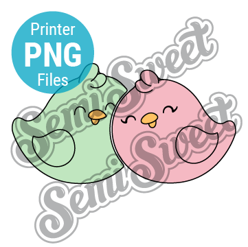 Love Birds Set - PNG Images | Semi Sweet Designs