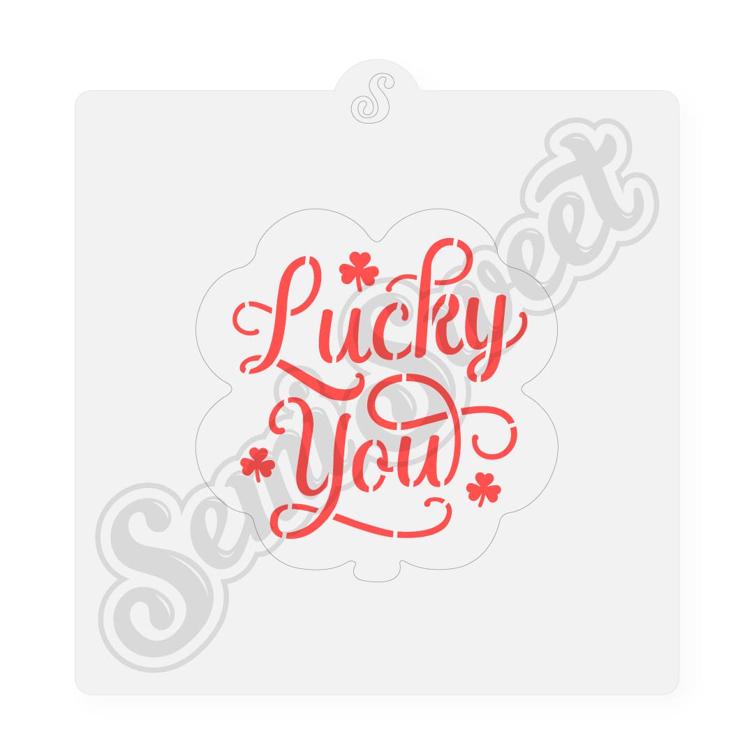 Lucky You Stencil