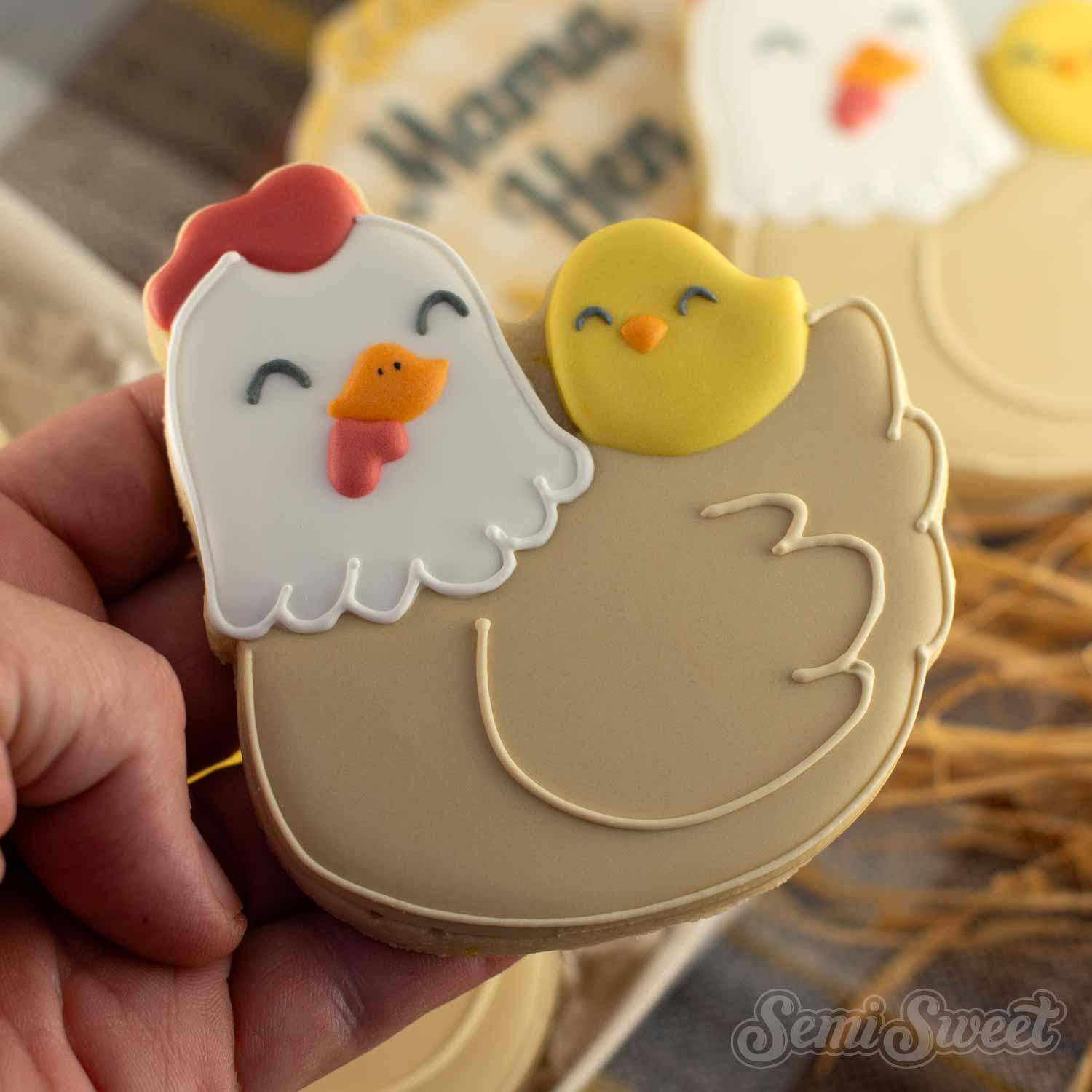 Mama Chicken Hen Cookie Cutter