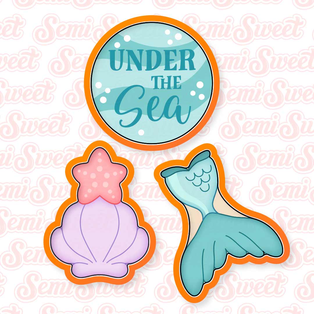 mermaid platter cookie cutters