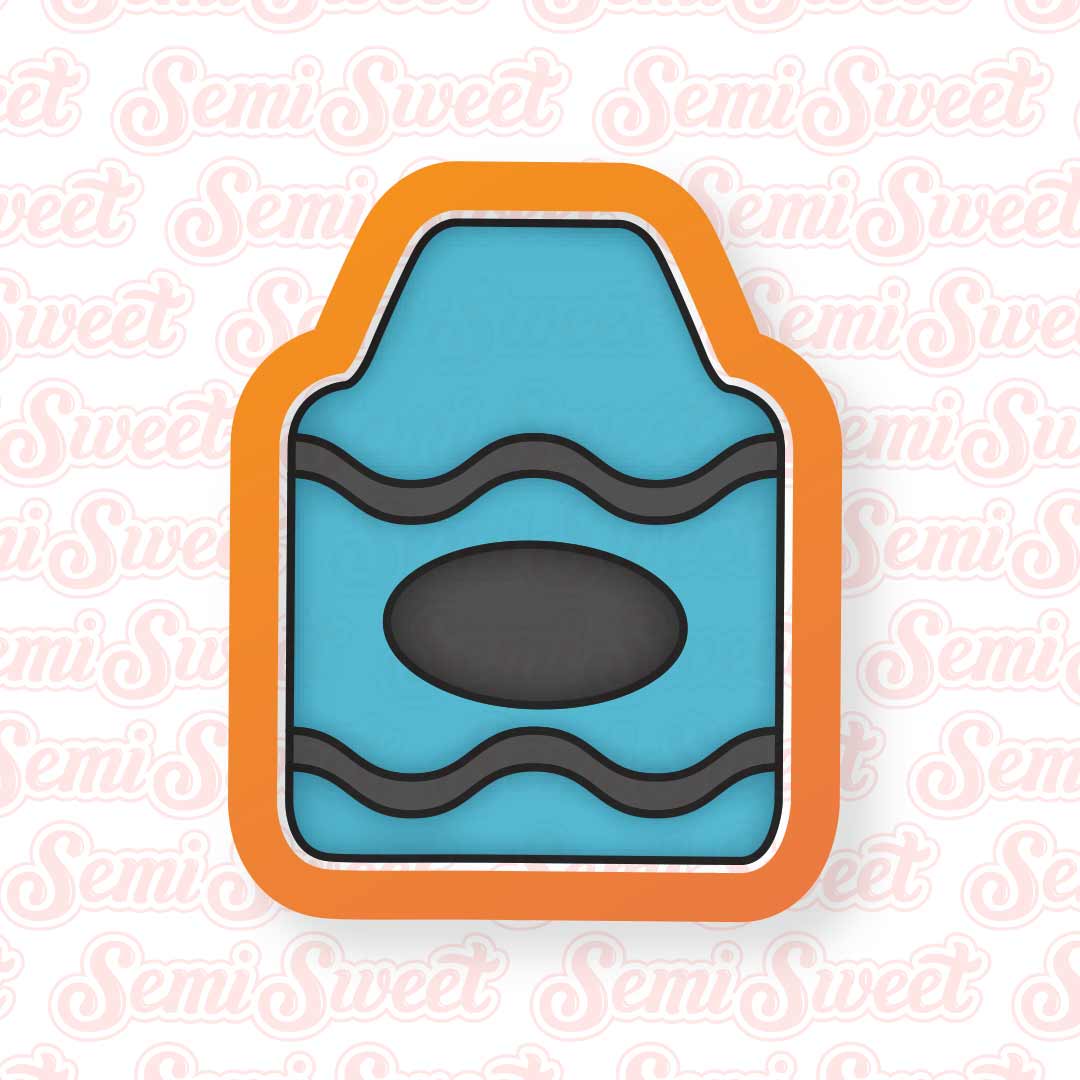 Chubby Crayon Mini Cookie Cutter