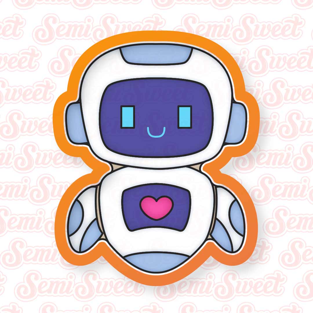 modern robot cookie cutter
