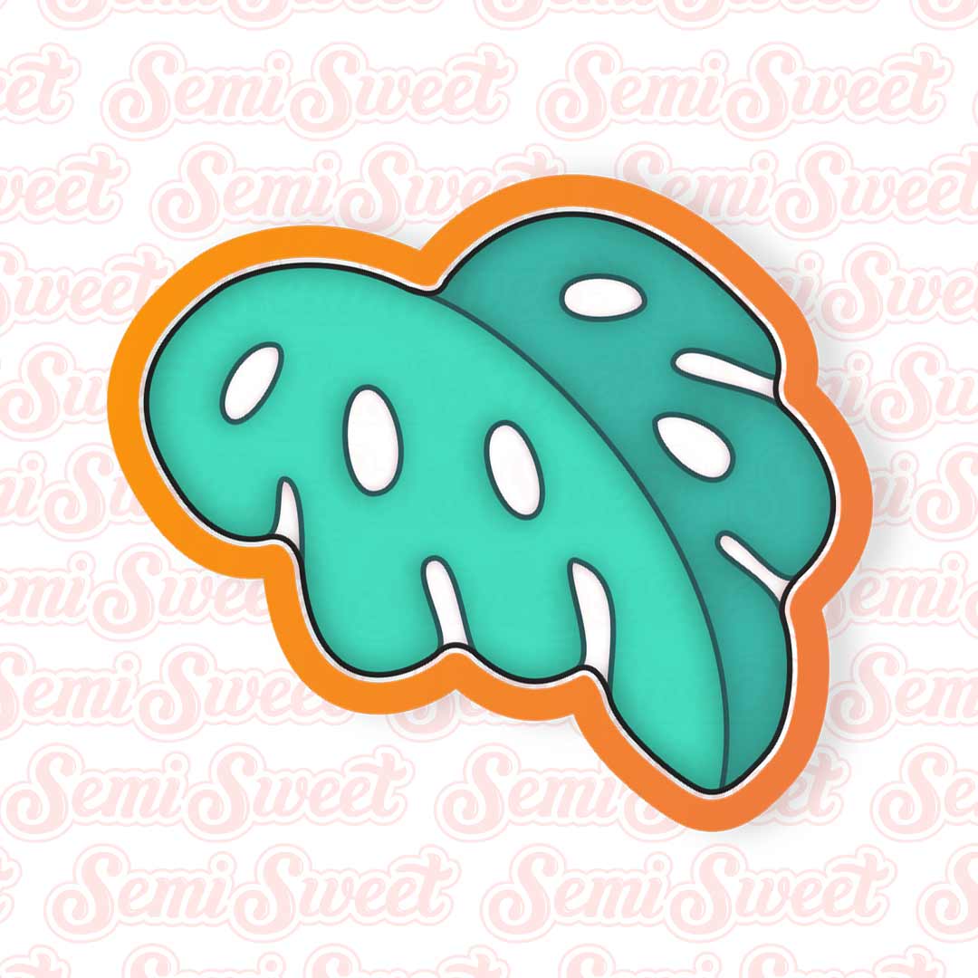 Monstera Leaf Platter Cookie Cutter | Semi Sweet Designs