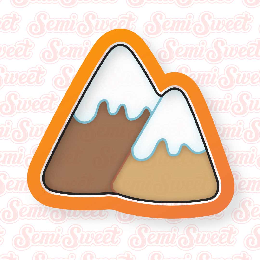 Mountain Range Cookie Cutter | Semi Sweet Designs