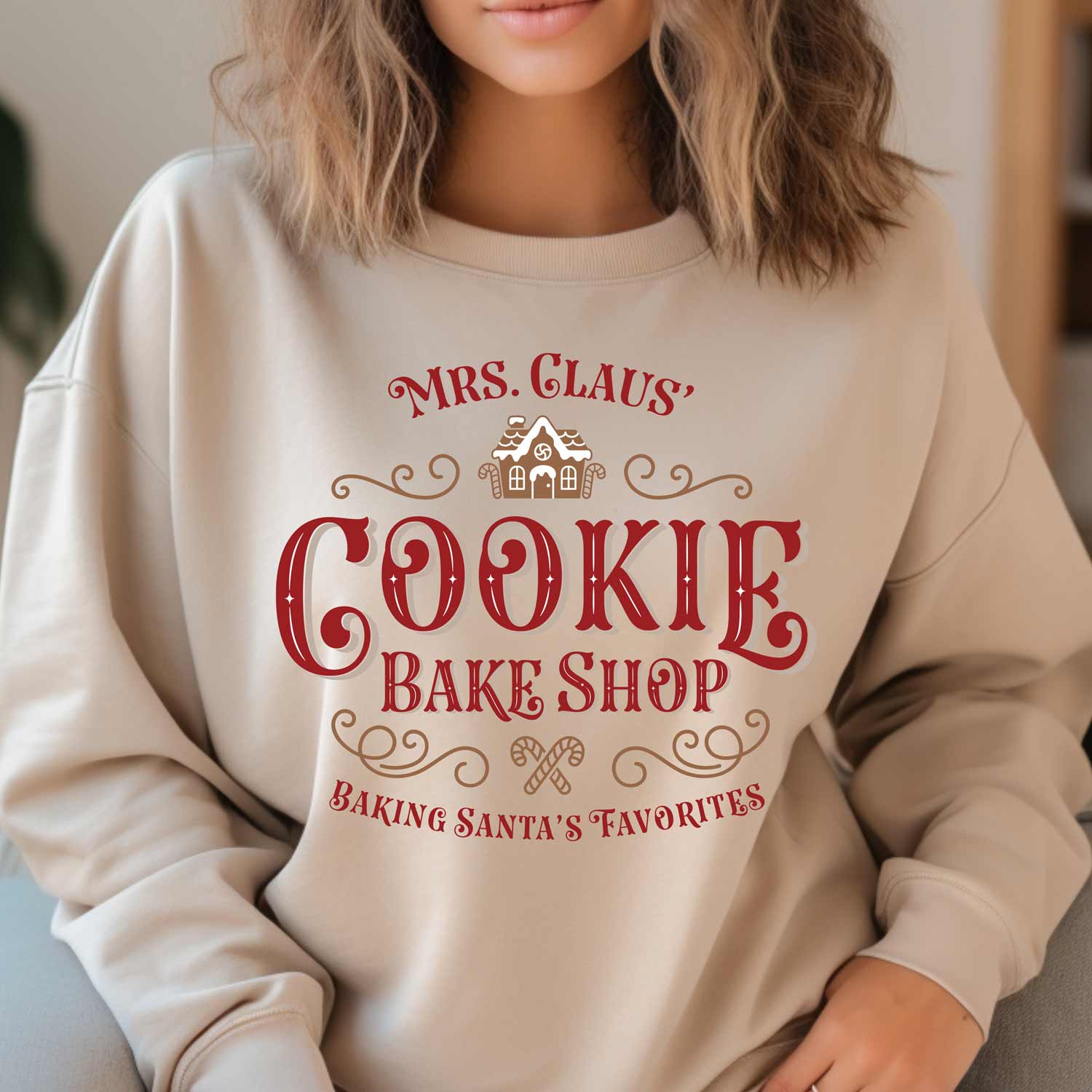 Mrs. Claus' Cookie Bake Shop Unisex Sweatshirt