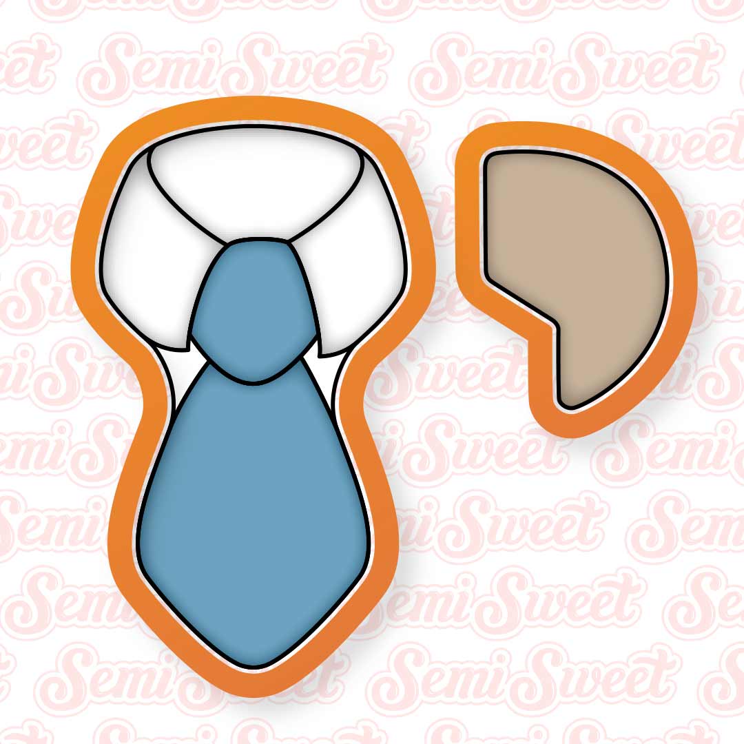 Hanging Neck Tie Mug Cookie Cutter Set