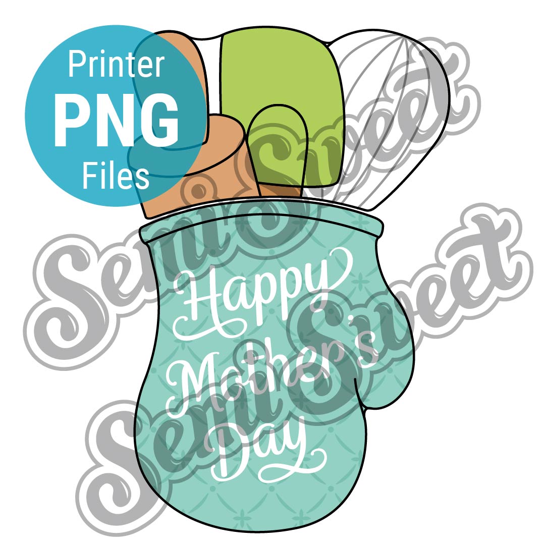 2-Pc Baking Oven Mitt Set - PNG Images | Semi Sweet Designs