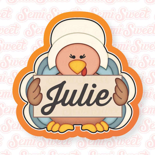 Pilgrim Turkey Girl Cookie Cutter